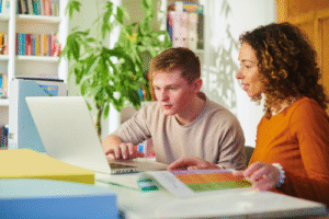 personal tutor helping student in cardiff